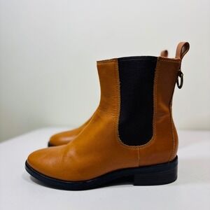 Cole Haan Women's Chelsea Waterproof Brown Leather Classic Boots Shoes Sz 6B